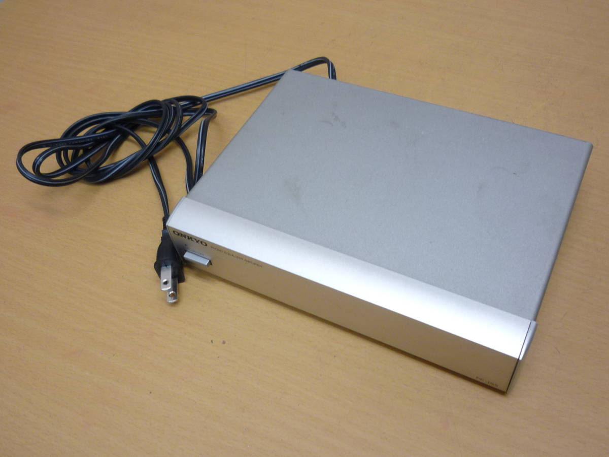 オーディオ機器 ONKYO PE-155 フォノイコライザーアンプ MC MM
