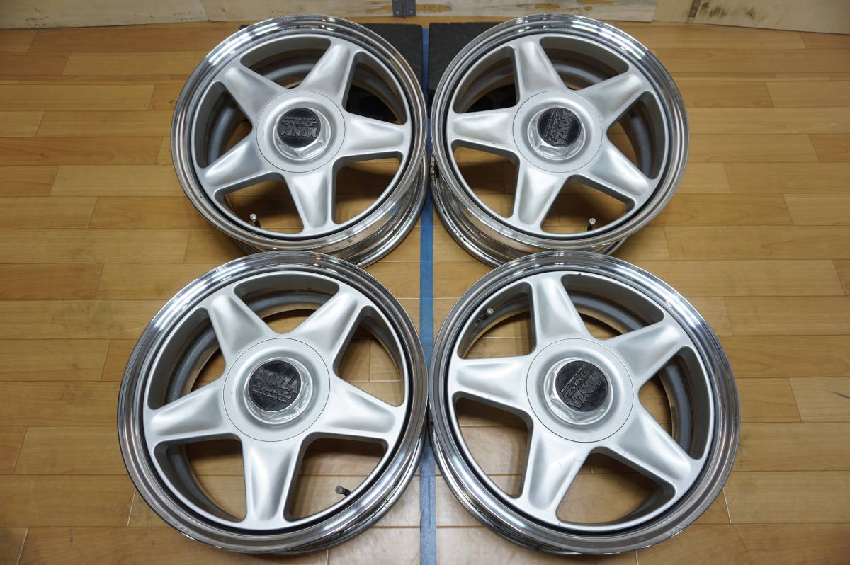 ほぼ新品 トーヨータイヤ F816【希少】モンツァ 5スポーク ☆ PCD100 