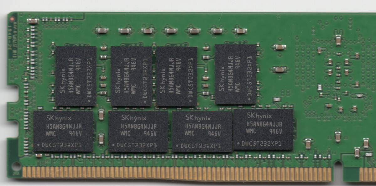 HPE純正，SKhynix、DDR4-2933、ECC Registered、32GB、中古 Z4G4/Z6G4