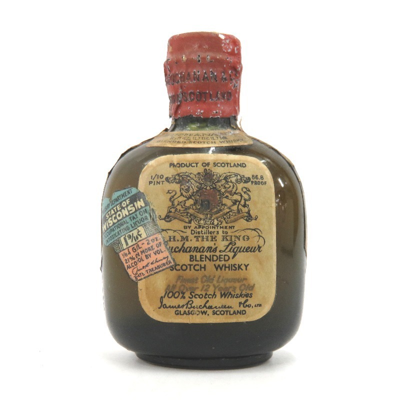 【大人気，得価】 ブキャナンズ 12年 ミニボトル 50ml 箱なし(スコッチ)｜売買されたオークション情報、yahooの商品情報をアーカイブ公開 - オークファン スコッチ
