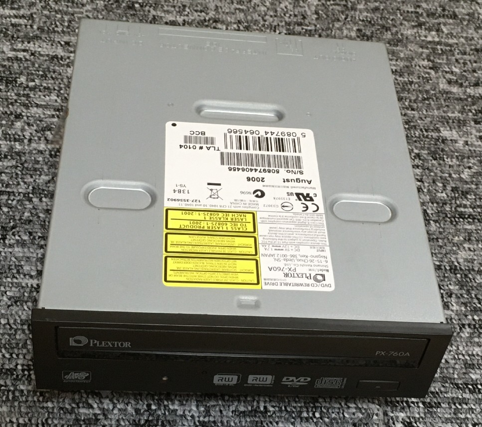PLEXTOR DVDドライブ PX-760A