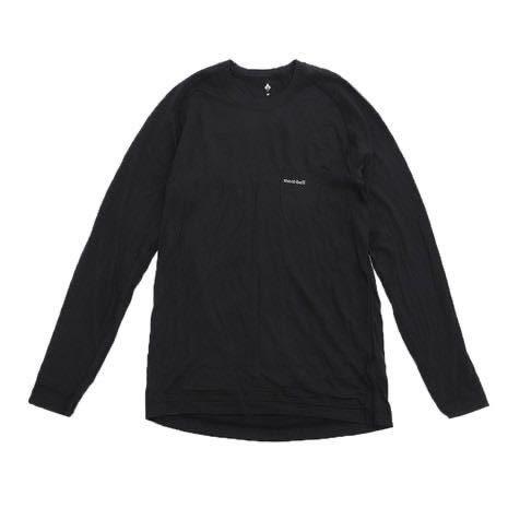爆買い，SALE モンベル スーパーメリノウール L.W. ラウンドネックシャツ Men's M 黒ミレーファイントラックアークテリクスパタゴニアコロンビアブロス(男性用)｜売買されたオークション情報、yahooの商 男性用