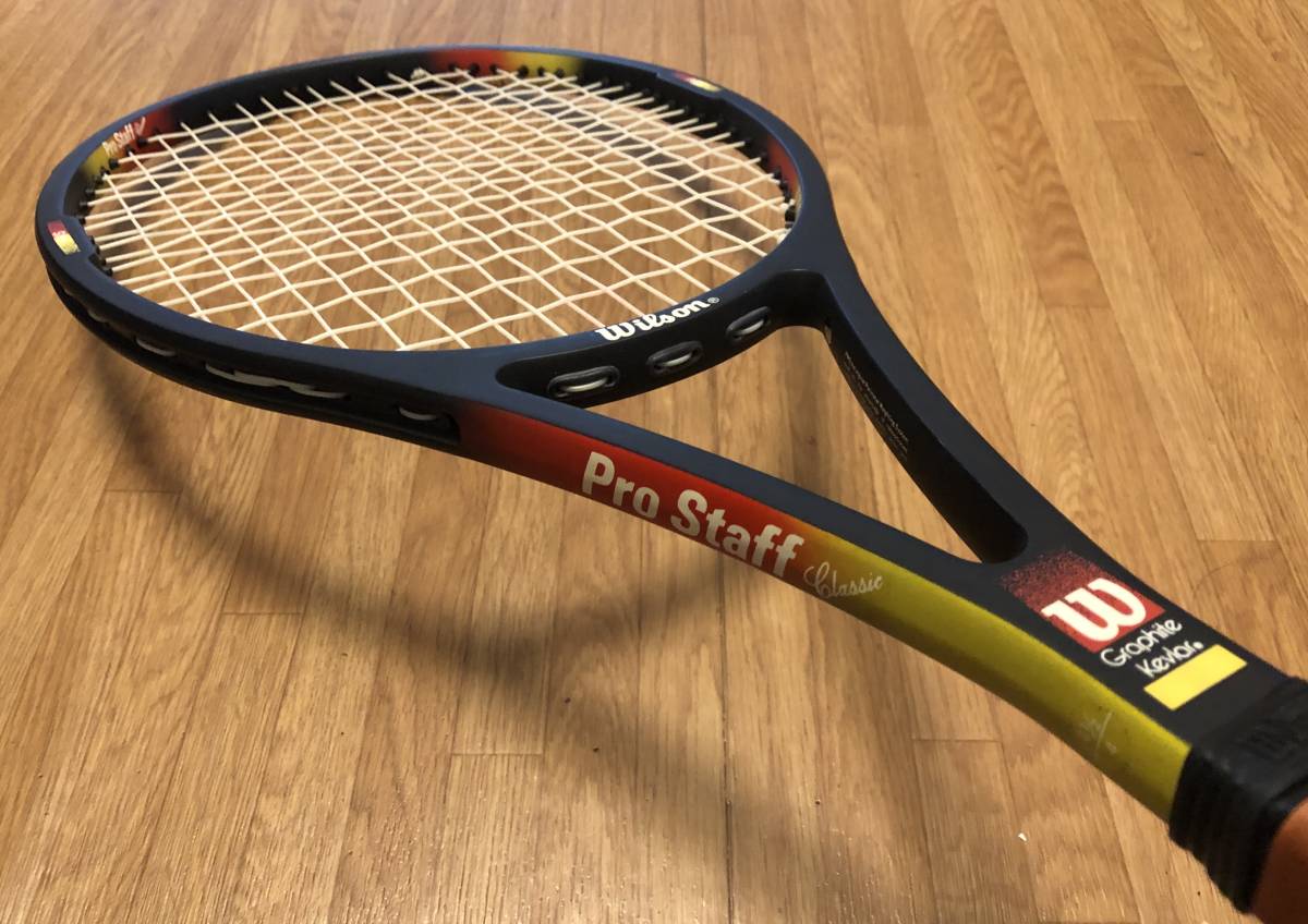 送料無料 美品 Wilson PROSTAFF CLASSIC 85 MIDSIZE ウィルソン プロスタッフ クラシック 85 ミッドサイズ ステファン・エドバーグ