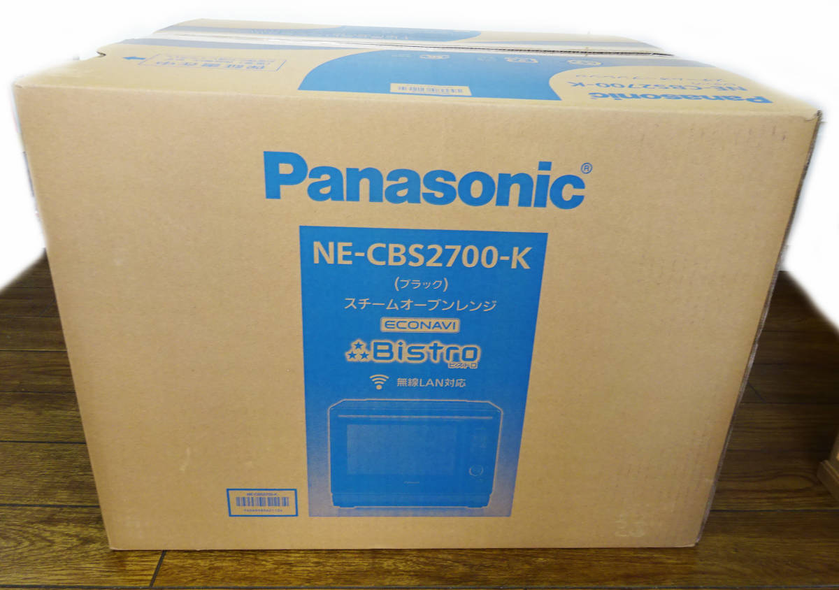 ◇新品 未開封 Panasonic Bistro スチームオーブンレンジ NE-BS1600-K 