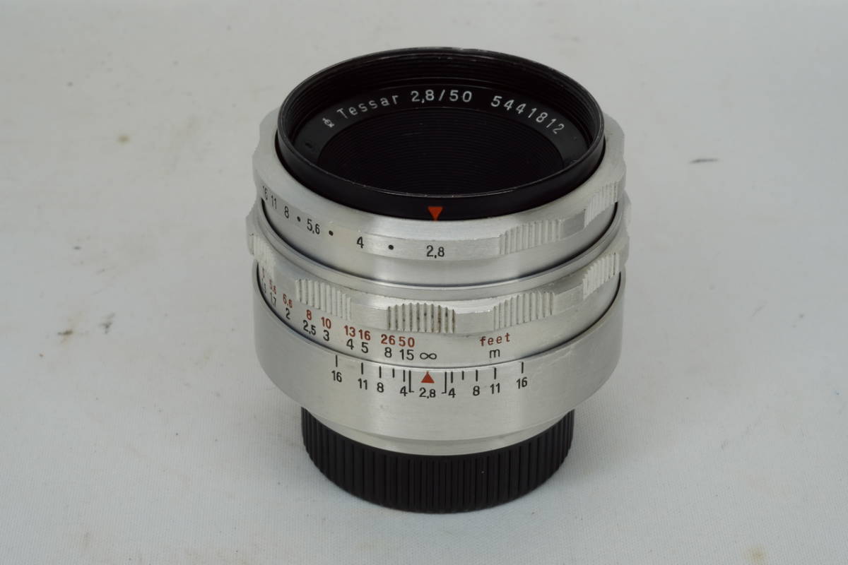 Carl Zeiss Jena カールツァイス Tessar 50mm 2.8 M42マウント 現状