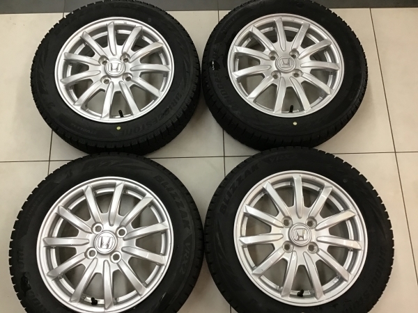  バリ溝イボ付きホンダ純正14インチ ブリヂストンVRX2 155/65R14N-BOXなどNシリーズや純正戻し純正流用などにもオススメ(スタッドレスタイヤ)｜売買されたオークション情報、yahooの商品情報をア 4穴