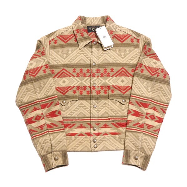新作入荷，本物保証 SALE 四条 RRL ダブルアールエル 2019AW Jacquard Overshirt ジャガードオーバーシャツ 8061000060410 G19(Sサイズ)｜売買されたオークション情報、yahooの商品情報をアーカイブ公開 - オークファン ジャンパー、ブルゾン一般