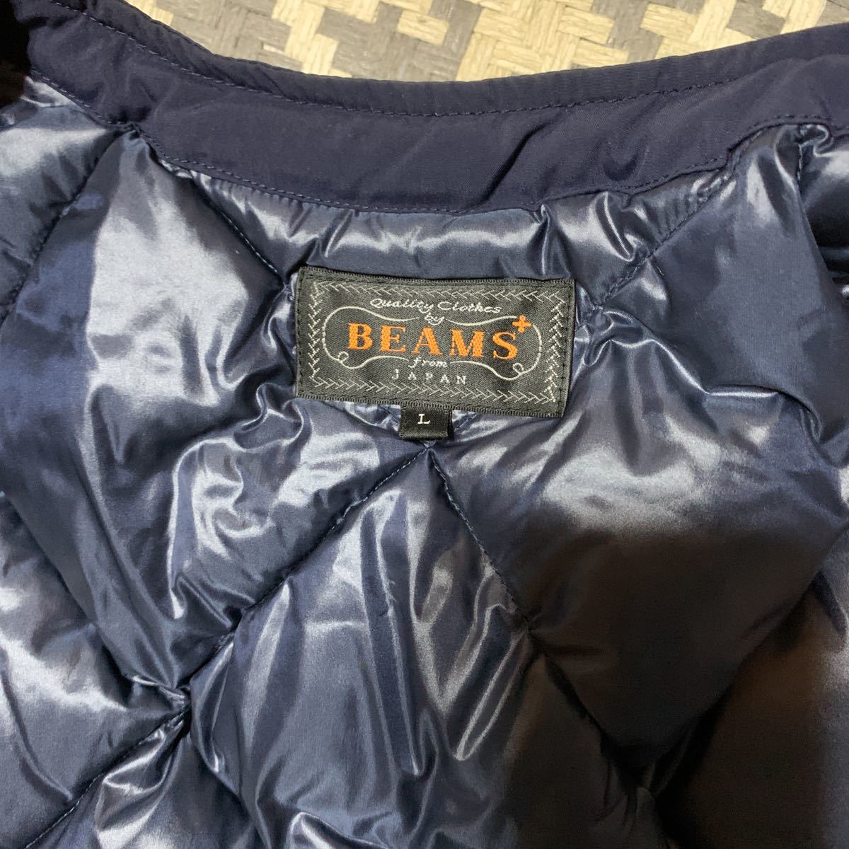 ビームスプラスBEAMS＋PLUSダウンベスト DOWN VEST コーデュラナイロン