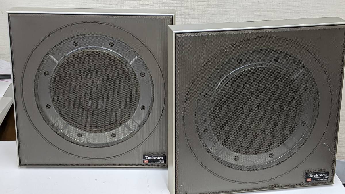 Technics SB-R100 平面ユニットスピーカー ジャンク 音は出ます(テクニクス)|売買されたオークション情報、yahooの商品情報 ...