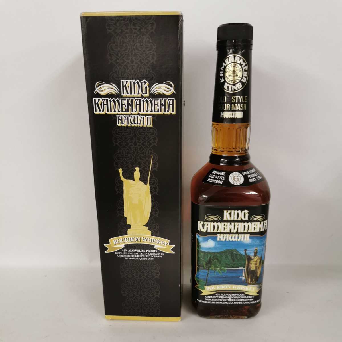 KING KAMEHAMEHA キングカメハメハ 6年 ハワイ バーボン ウイスキー
