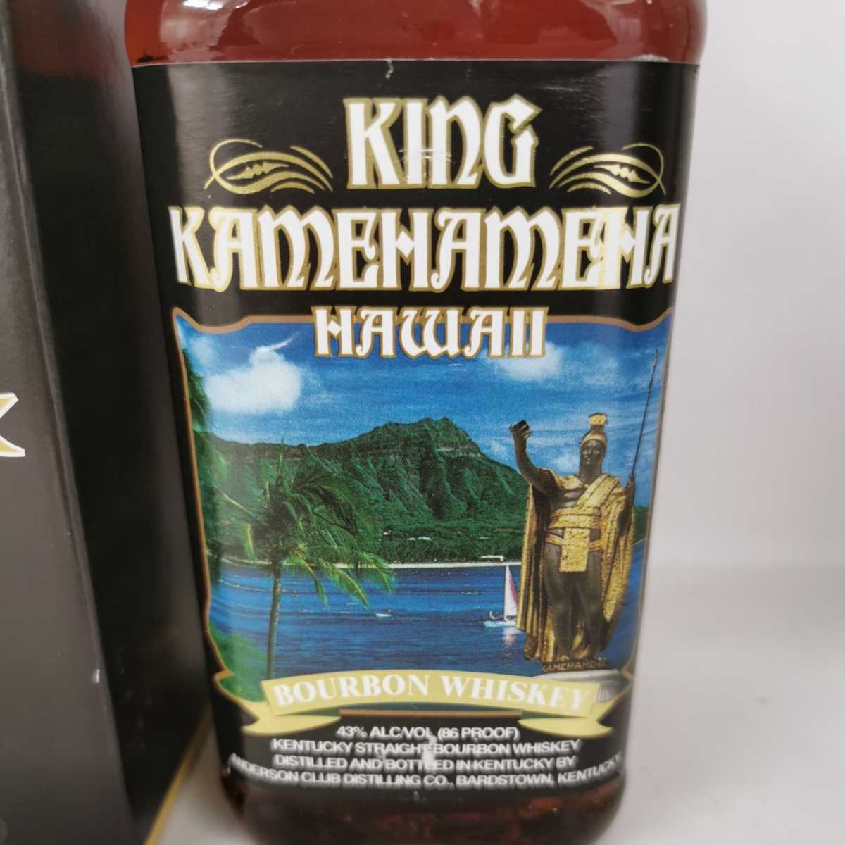 KING KAMEHAMEHA キングカメハメハ 6年 ハワイ バーボン ウイスキー