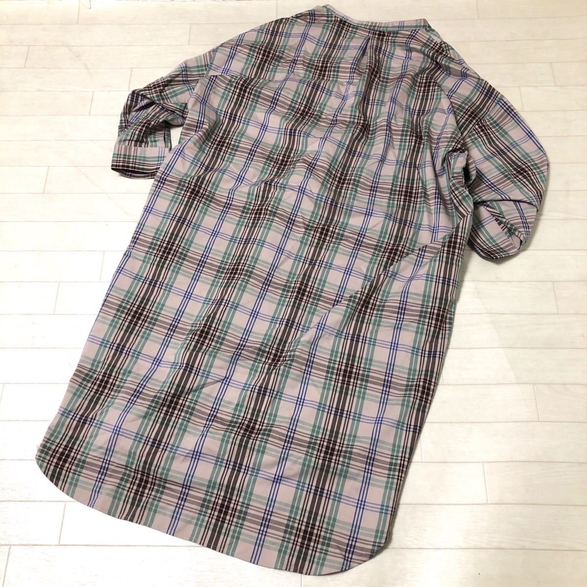 860 As Know As De Base アズノゥアズ ドゥバズ 七分袖 ワンピース ロングワンピース スキッパー チェック レディース ブラウン トップス 売買されたオークション情報 Yahooの商品情報をアーカイブ公開 オークファン Aucfan Com