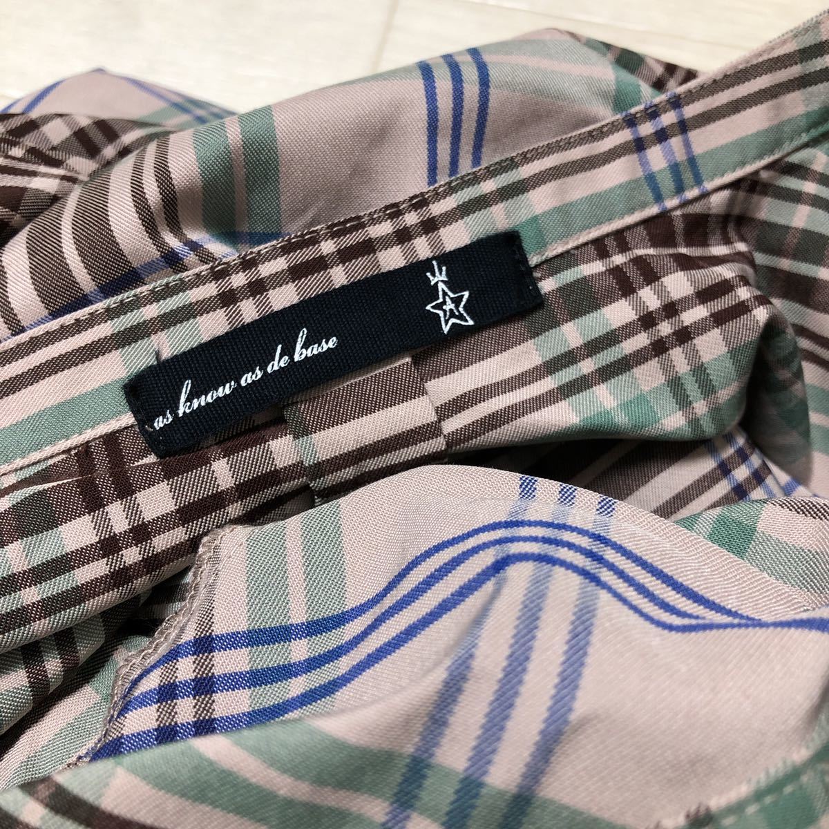 860 As Know As De Base アズノゥアズ ドゥバズ 七分袖 ワンピース ロングワンピース スキッパー チェック レディース ブラウン トップス 売買されたオークション情報 Yahooの商品情報をアーカイブ公開 オークファン Aucfan Com