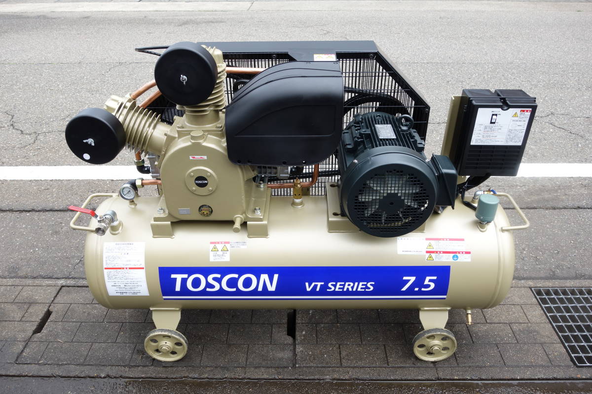 2026 東芝コンプレッサー VT105-75T1 アネスト岩田OEM 7.5Kw 10馬力 2018年製(コンプレッサー)｜売買されたオークション情報、yahooの商品情報をアーカイブ公開 - オークファン コンプレッサー