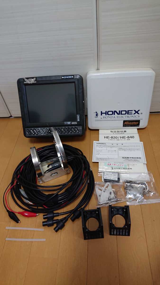 人気SALE，セール ホンデックス HONDEX 魚群探知機 HE-840F 魚探 本多電子株式会社 ガーミン ローランス ハミンバード レンタルボート アルミボート(モニター5型～)｜売買されたオークション情報、yahooの商品情報 魚群探知機