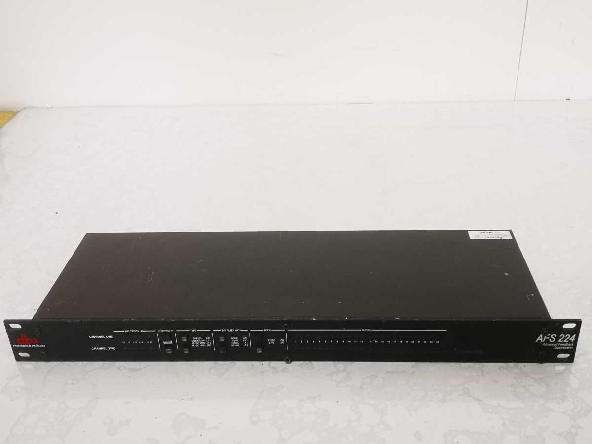 dbx DBX AFS224 ハウリング・サプレッサー 2チャンネル 音響機器 093