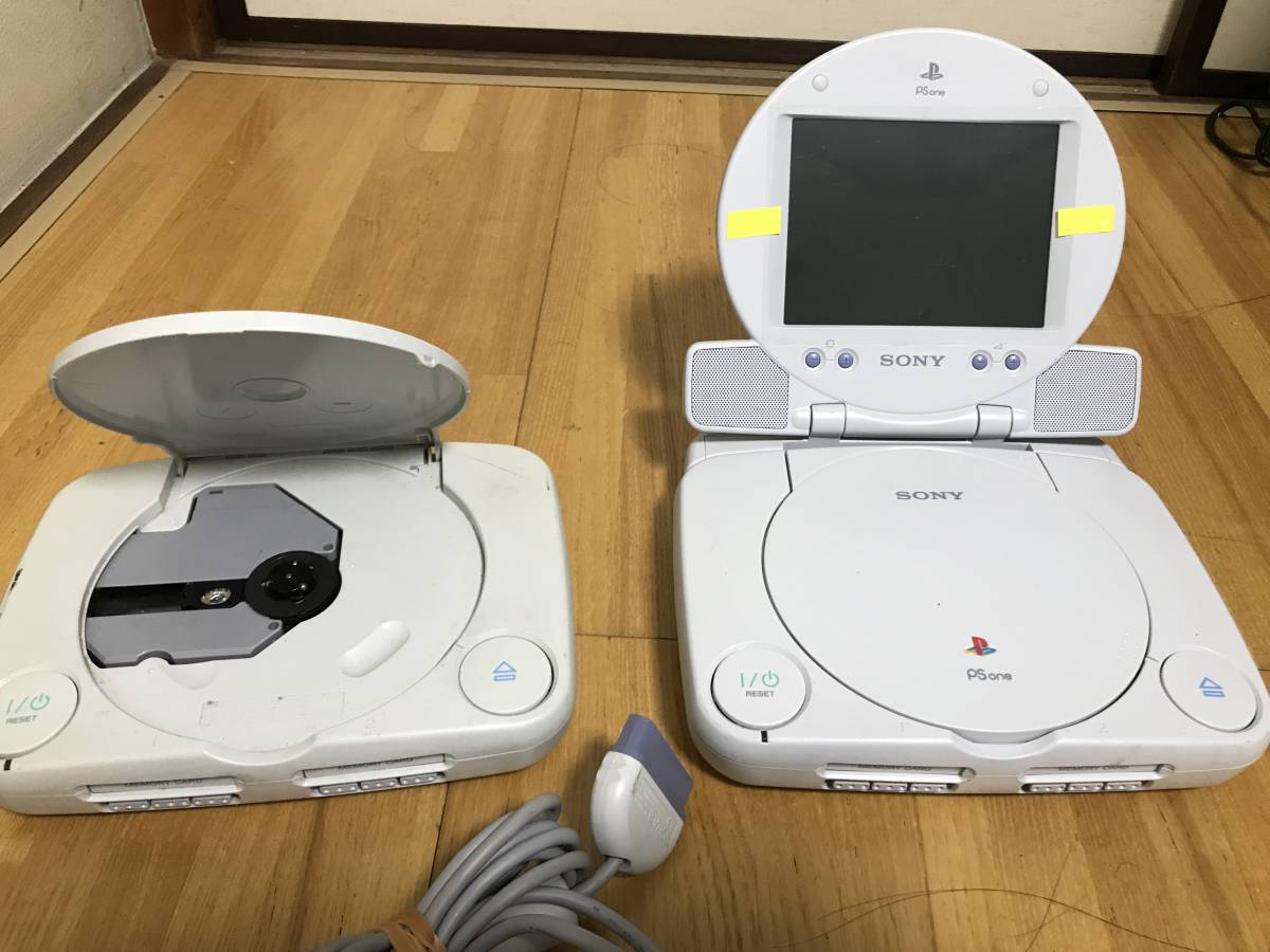 SCPH-100 PSone + SONY PSone本体+液晶モニターCOMBOの一式セット中古 