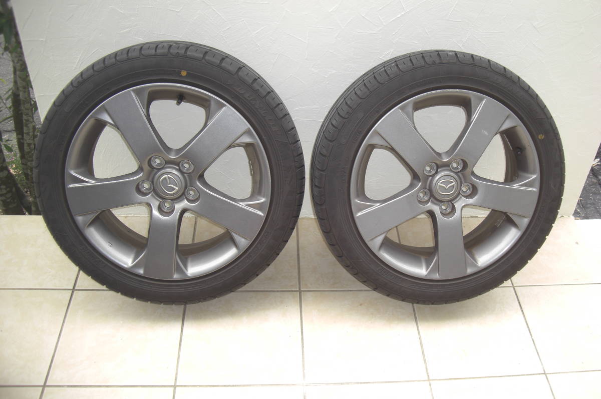 205/50R17 DUNROP ENASAVE RV504 マツダ プレマシー純正17インチ ホイール4本 2016年製 MAZDA ...