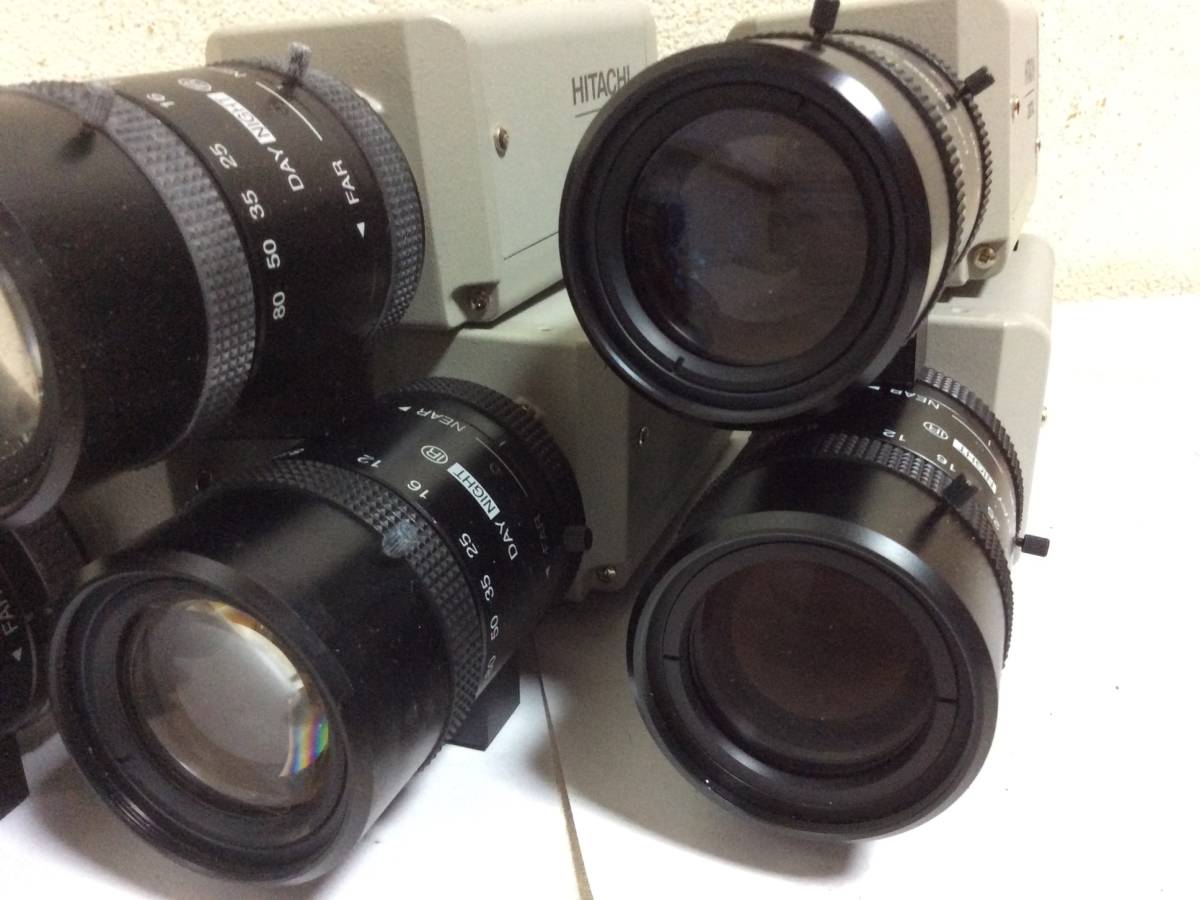 5台セット！HITACHI 日立国際電気 CCDカラーカメラ KP-D531 /サトー