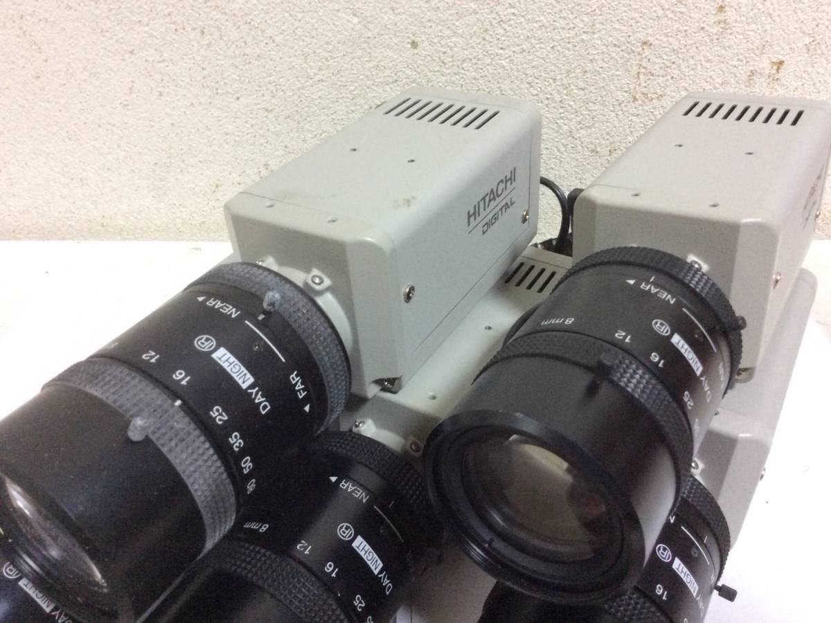 5台セット！HITACHI 日立国際電気 CCDカラーカメラ KP-D531 /サトー