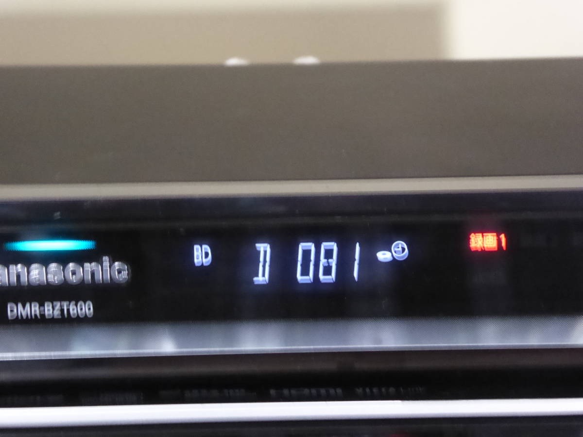 ☆【500GB → 2TB HDD 換装済 】Panasonic DIGA DMR-BZT600 動作品 ☆