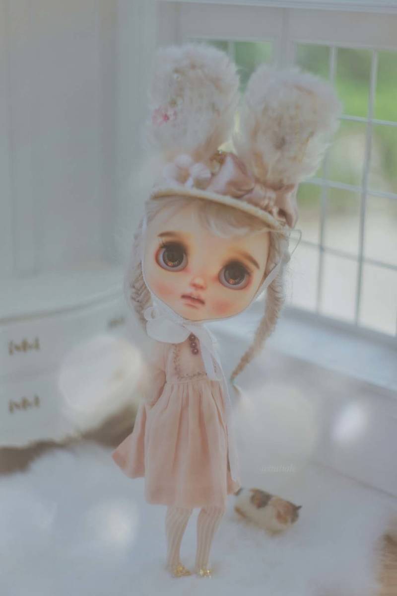 PaperArk】 initiale_doll ブライス用帽子 カスタムブライス 麦わら