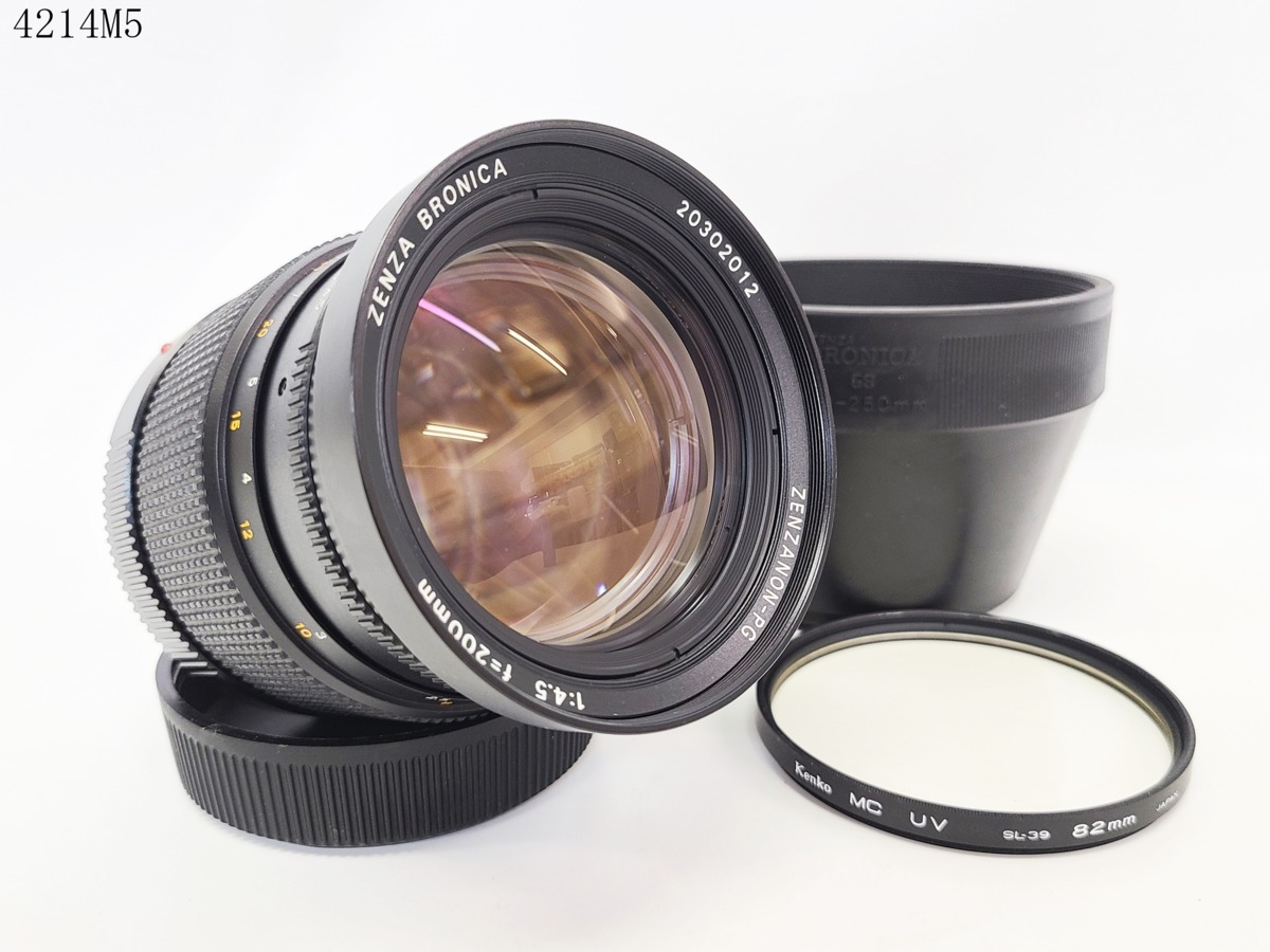 BRONICA ZENZA ZENZANON-PG ゼンザブロニカ ☆外観美品 
