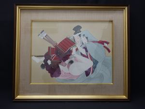 春画 肉筆 浮世絵のYahoo!オークション(旧ヤフオク!)の相場・価格を