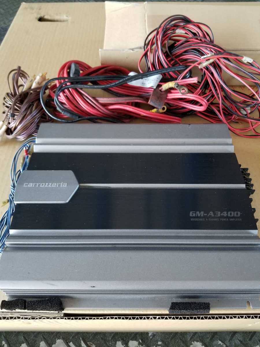カロッツェリア GM-A3400 パワーアンプ 公式通販 4チャンネルパワー