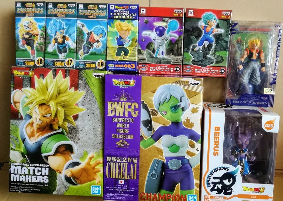 ドラゴンボール 10種 フィギュア セット BWFC ブロリー チライ MATCH MAKERS フリーザ SDBH コレクタブル WCD DIORAMA 魂 buddies ビルス