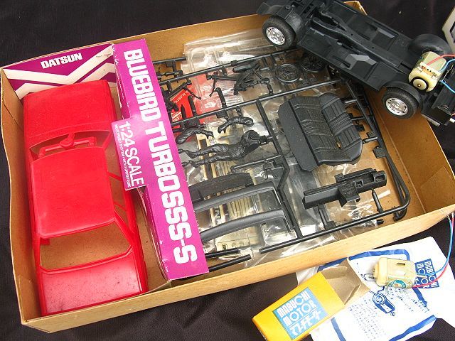 TAMIYA/タミヤ☆1/24日産ブルーバード・ターボSSS-S☆当時物/希少品/激