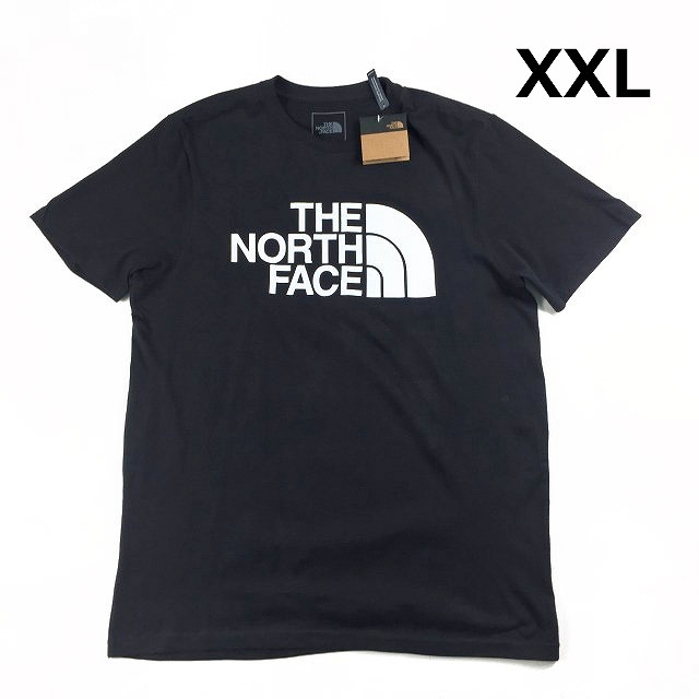 1円~!売切!【正規新品】THE NORTH FACE◆SHORT-SLEEVE TEE 半袖 Tシャツ US限定 ハーフドームロゴ コットン(XXL)黒 180902-13