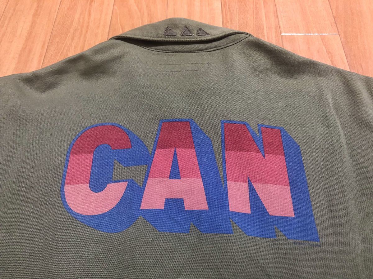 undercover 03ss scab期 ワッペン ミリタリージャケット CAN プリント 