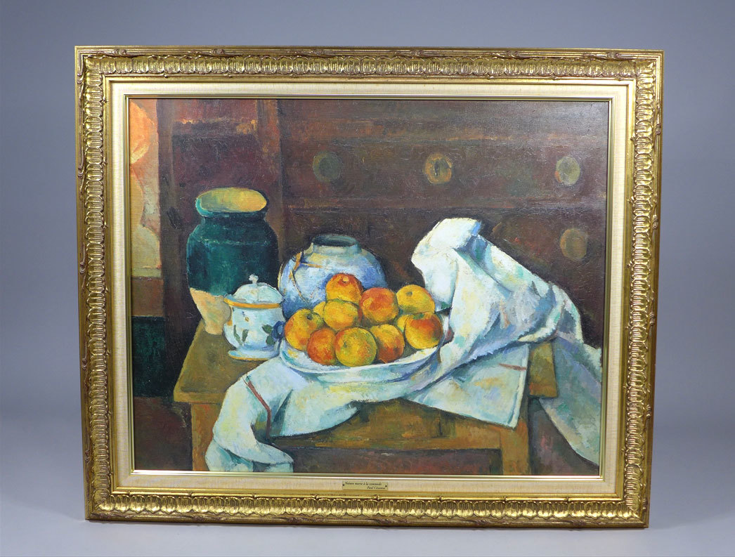  美術工芸画 Paul Cezanne ポール セザンヌ作品 Nature Morte a la Commode 豪華額装 87ｘ72ｃｍ(その他)｜売買されたオークション情報、yahooの商品情報をアーカイブ公開 - オークファン その他