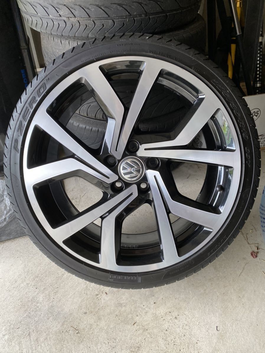 ゴルフ7 GTI クラブスポーツ　トラックエディション　19インチ　4本　225/35/19 P-ZERO 中古