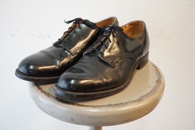 DEAD STOCK80s 90s US NAVY Leather Service Shoes Dress ○US NAVY