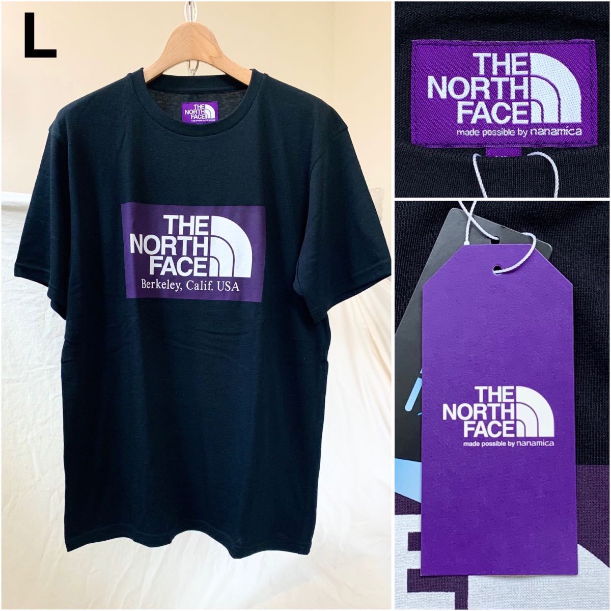 新品，2026 L 正規 2020SS ノースフェイスパープルレーベル クールマックス ロゴ Tシャツ 黒 ブラック THE NORTH FACE メンズ NT3953N 新作(半袖Tシャツ)｜売買されたオークション情報、yahooの商品情報をアーカイ 男性用