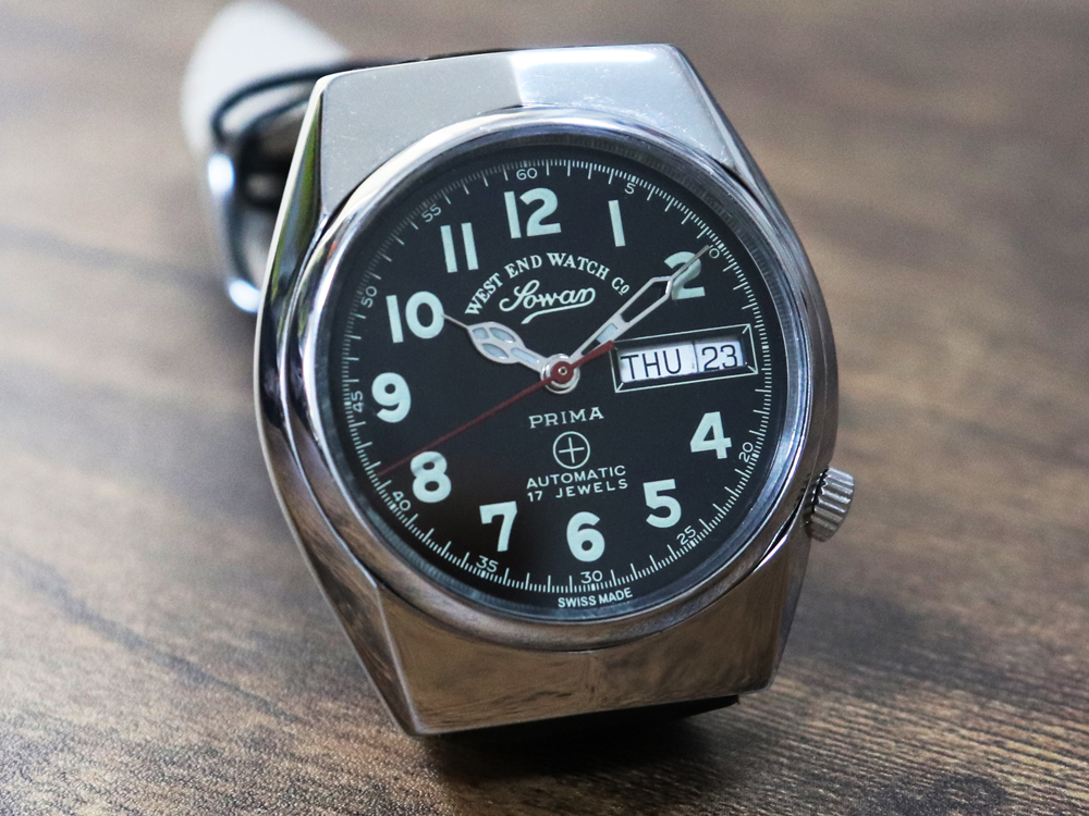 スイス産☆1970年代 イギリス軍 West End Watch Sowar ウェストエンド