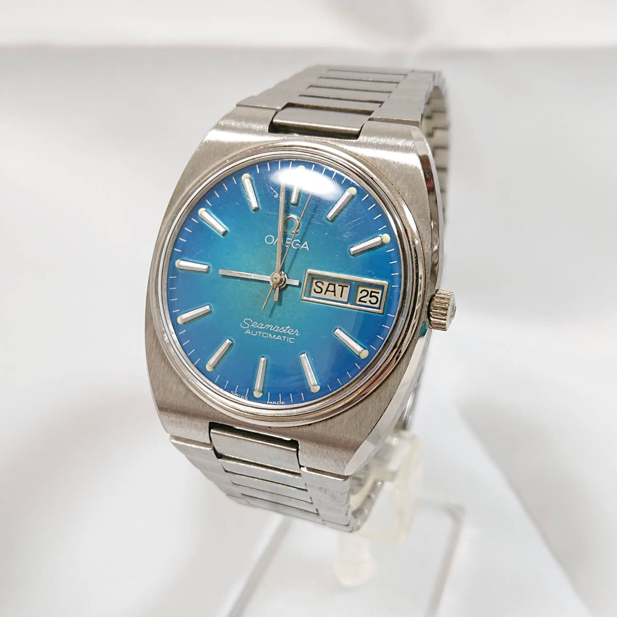 【人気SALE】 OH済み OMEGA オメガ シーマスターカラーダイヤル ST168.0207 SeaMaster Color Dial 自動巻き リダン アンティーク ブルー文字盤 Cal.1020(オメガ)｜売買されたオークション情報、yahooの商品情報をアーカ その他