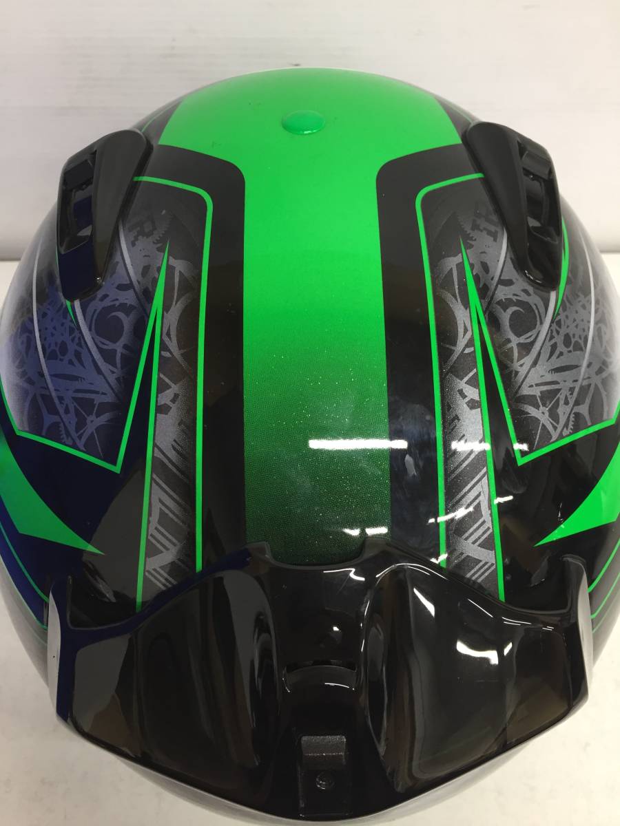 Arai RAPIDE-IR CHRONUS クロノス グリーン 付属品あり Arai RAPIDE-IR