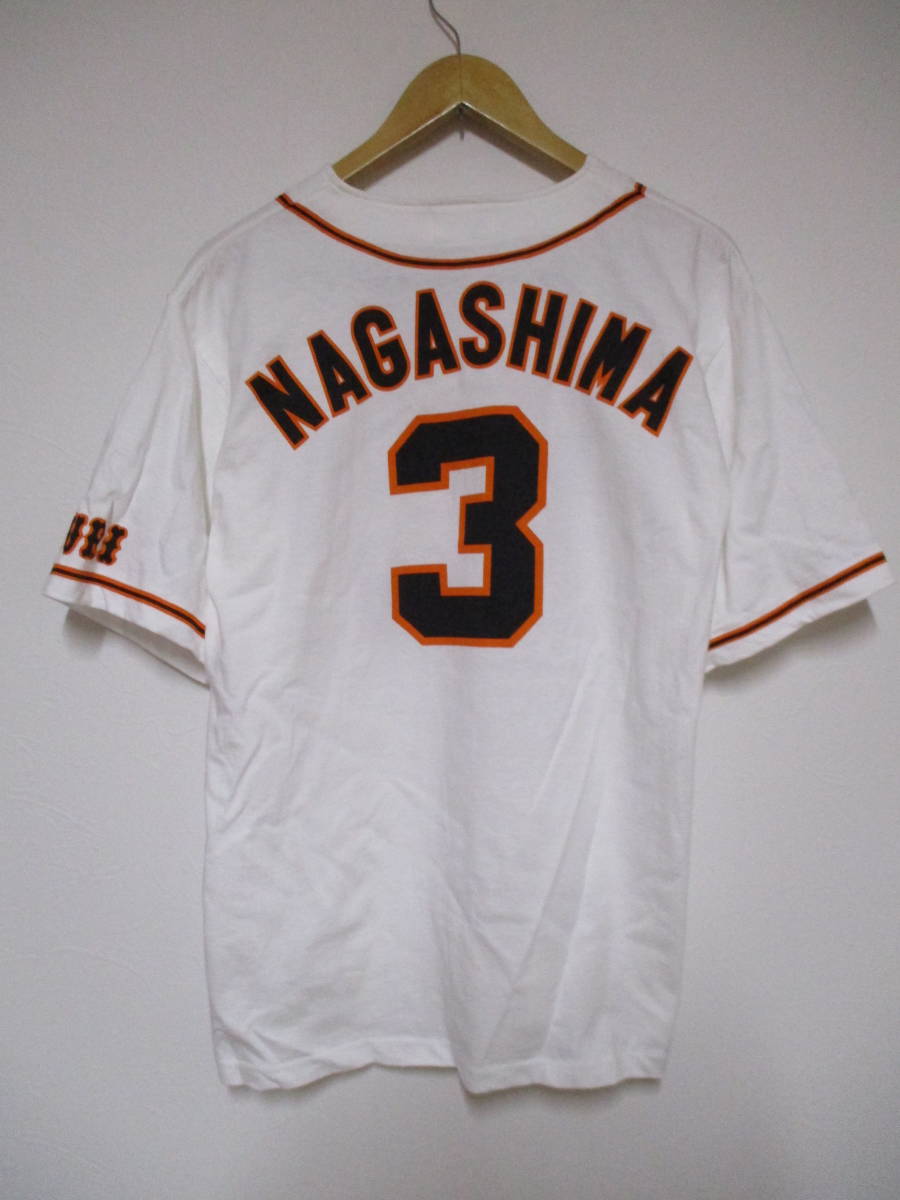 大得価，人気 一球製 読売ジャイアンツ #3 長嶋茂雄 ユニフォーム型Tシャツ FREEサイズ(応援ユニフォーム、ウエア)｜売買されたオークション情報、yahooの商品情報をアーカイブ公開 - オークファン 応援ユニフォーム、ウエア
