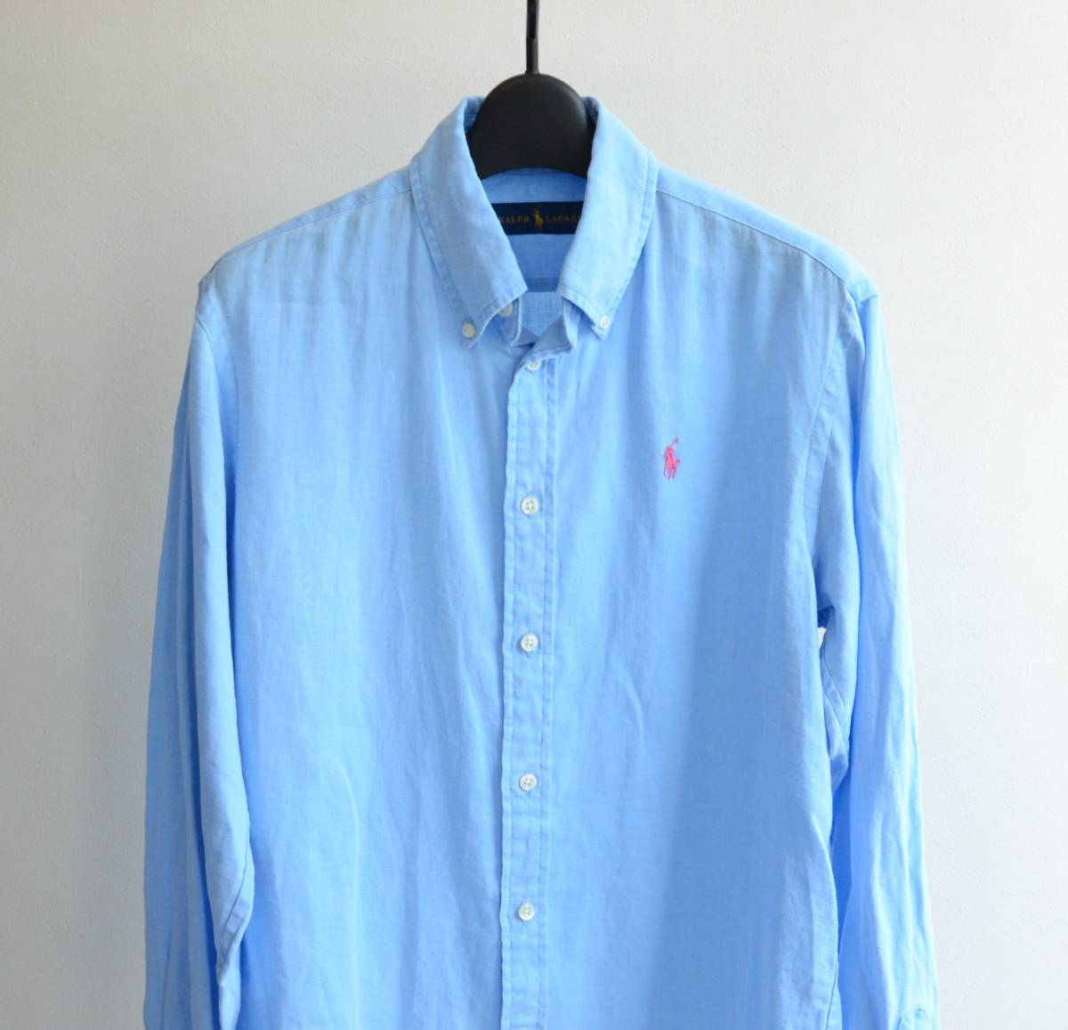 RALPH POLO LAUREN (ポロラルフローレン) ロゴ 麻100％ ワン フィット