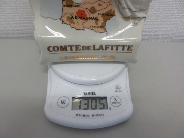 未開栓・古酒　COMTE DE LAFITTE XO　陶器ボトル　白　700ml　40%　特級　#13646 EXTRA DE LAFITTE 美品☆1円スタート☆古酒未開栓Comte Yahoo!オークション アルマニャックブランデー(コントドラ