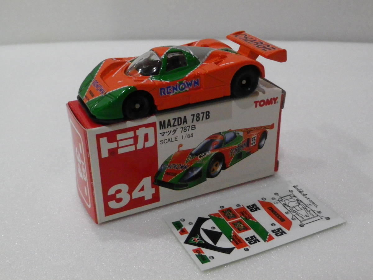 787B マツダ トミカ 787B／マツダ No.34／TOMY ミニカー・ダイキャスト