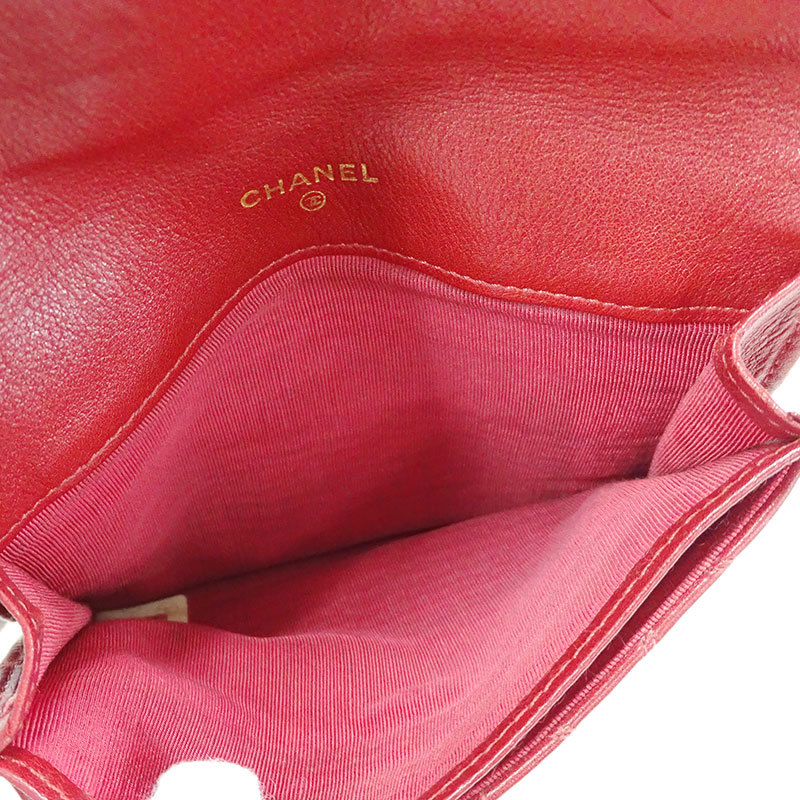 ◇シャネル CHANEL ココマーク ビロコーレ コインケース 財布 レザー