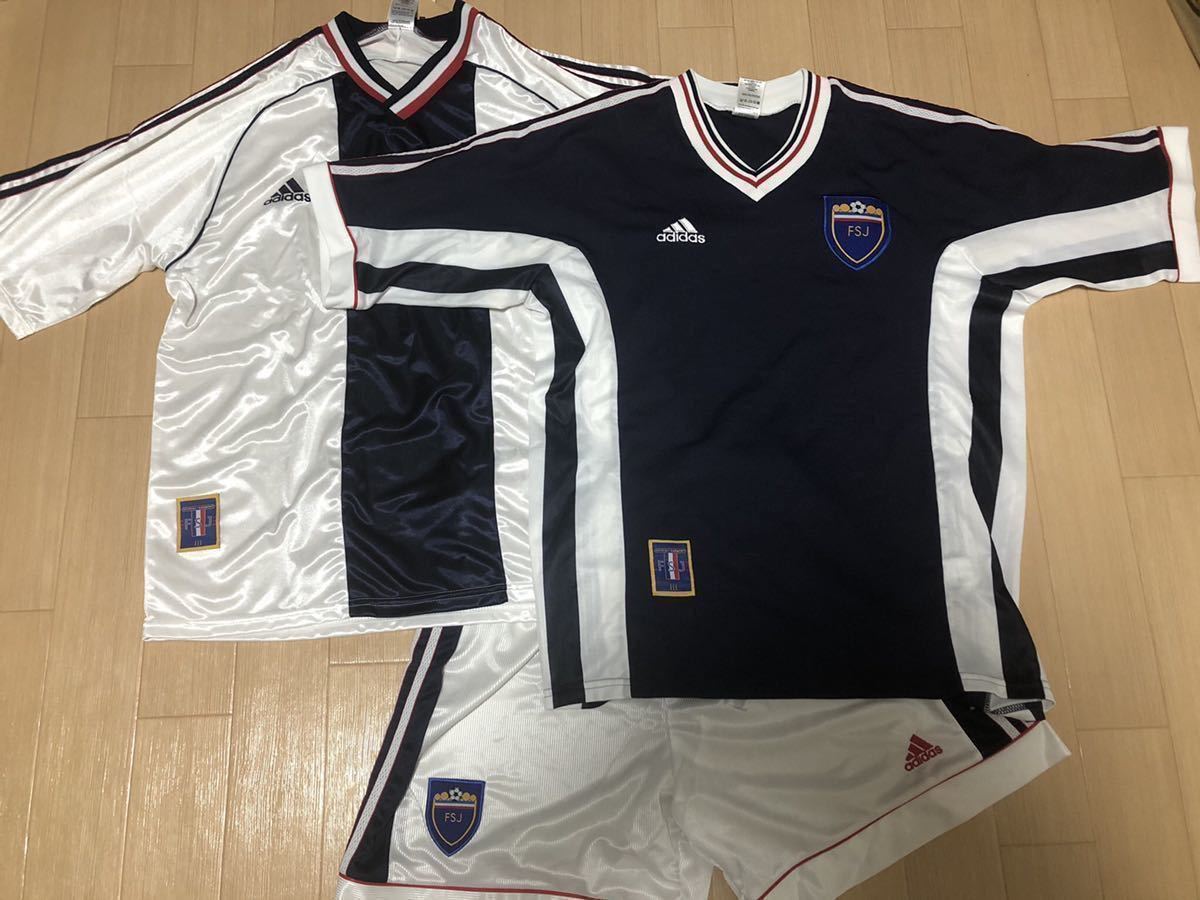 数量限定，2026 ユーゴスラビア ユニフォーム 98 / 99 サッカー ホーム O & アウェイ L 上下 セット adidas アディダス ストイコビッチ 在籍(ナショナルチーム)｜売買されたオークション情報、yahooの商品情報 ユニフォーム