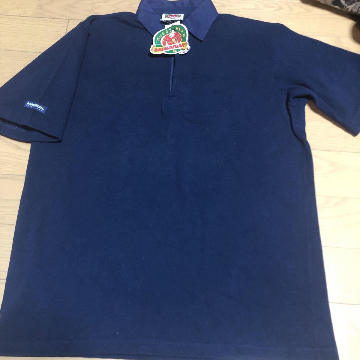  保管品 バーバリアン メンズ 半袖ラガーシャツ 単色 ネイビー XL カナダ製(XLサイズ以上)｜売買されたオークション情報、yahooの商品情報をアーカイブ公開 - オークファン XLサイズ以上