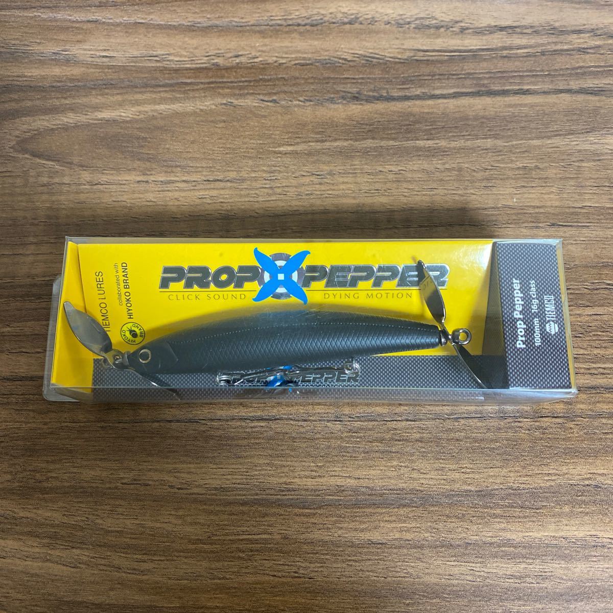 プロップペッパー ボーンブラックライダー ティムコxヒヨコ 新品即購入 #415 ボーン ティムコ(TIEMCO) ティムコ : 送料込ティムコプロップペッパー ボーンマットブラック PROP 新品即購入可 16g 100mm の
