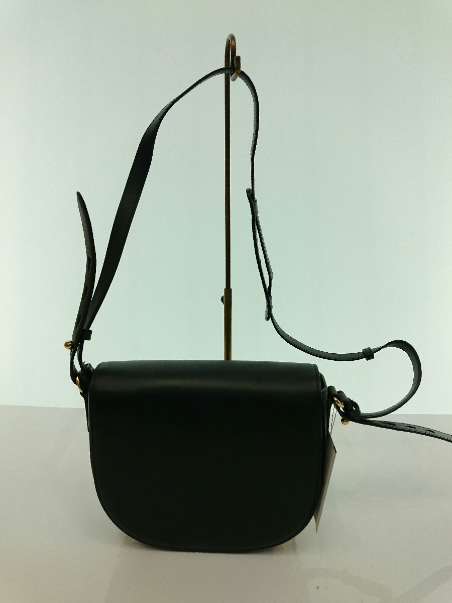 Alexander Wang◇ショルダーバッグ/レザー/ブラック/無地/BAG底