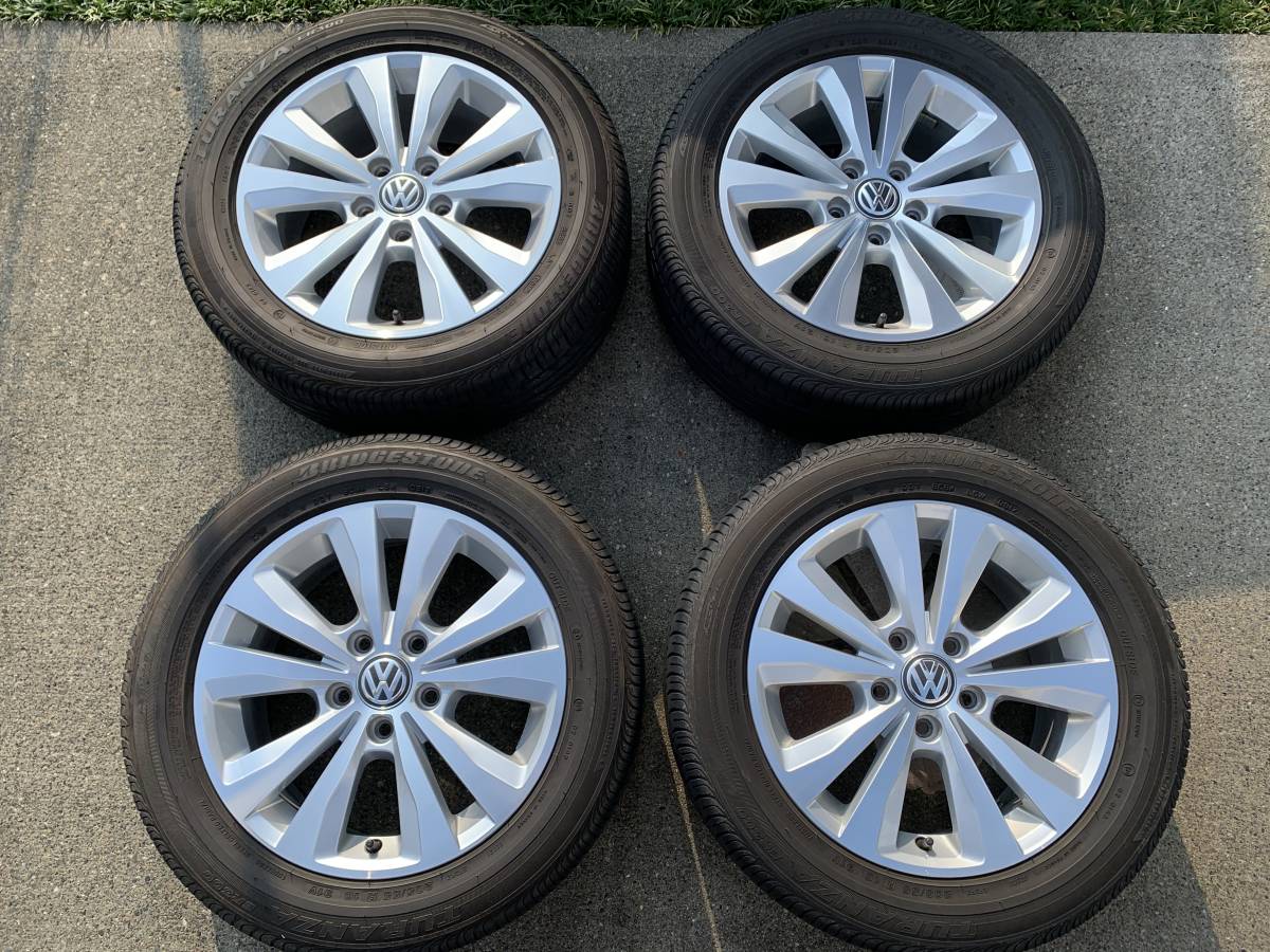フォルクスワーゲンVW ゴルフ7 コンフォートライン純正アルミホイール 